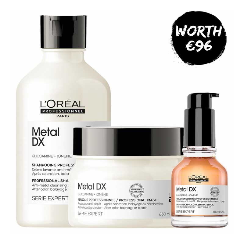 Loreal professionel Metal Detox shampoo and factory Mask Duo