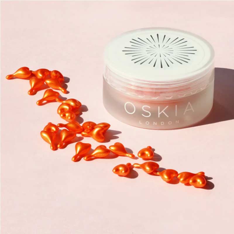 Oskia London | Super-C Smart-Nutrient Beauty Capsules | Vitamin C Serum | Face Serum | Vitamin c face