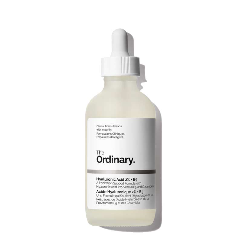 The Ordinary Hyaluronic Acid 2% + B5 | now with 5 different kinds of Hyaluronic Acid | visibly smooths and plumps skin | restores comfort to dry, tight skin | added Ceramides support the skin's natural hydration barrier and improve skin barrier function | 120ml | supersize