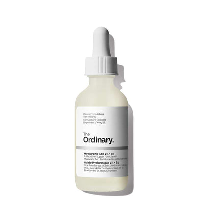 The Ordinary Hyaluronic Acid 2% + B5 | now with 5 different kinds of Hyaluronic Acid | visibly smooths and plumps skin | restores comfort to dry, tight skin | added Ceramides support the skin's natural hydration barrier and improve skin barrier function | 60ml