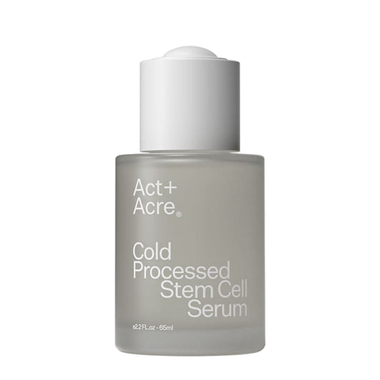 Act+Acre Cold Processed Stem Cell Serum | hair and scalp health | innovative serum | H2-Grow Complex™ | plant-based stem cells | hair follicle function | fuller, thicker-feeling hair.