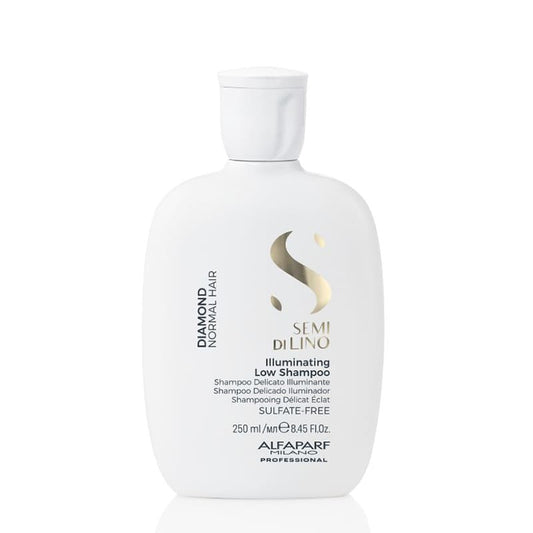 Alfaparf, Semi Di Lino Diamond Illuminating Low Shampoo, extraordinary shine, softness, gently cleanse 