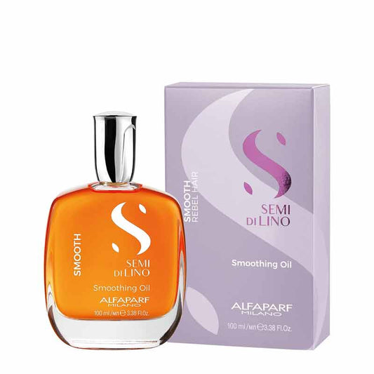 Alfaparf Semi Di Lino Smooth Smoothing Oil For Frizzy Hair, hair oil for frizz, smoothing hair oil