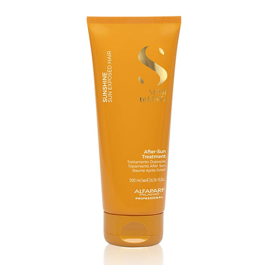 Alfaparf Semi Di Lino Sunshine After Sun Treatment | Restorative | Nourishes | Hydrates | Sun Damaged Hair | Lightweight | Detangles | Soft | Silky