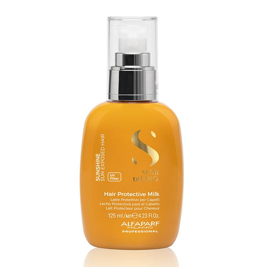 Alfaparf Semi Di Lino Sunshine Hair Protective Milk | Leave-in Lotion | UV Filter | Moisturizing | Fights Dryness | Controls Frizz | Protects from Sun Damage | Lightweight Formula | Hydrates | Soft | Shiny | Protected | Harsh Sunlight