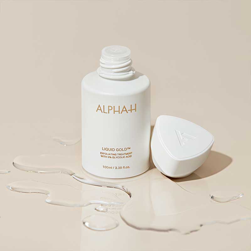 Alpha-H, Alpha-H Face & Body Duo Bundle, Alpha-H Liquid Gold Exfoliating Treatment with 5% Glycolic Acid