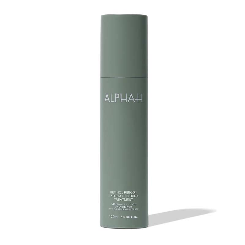 Alpha-H, Alpha-H Face & Body Duo Bundle, Alpha-H Retinol Reboot Exfoliating Body Treatment with 1% Encapsulated Retinol