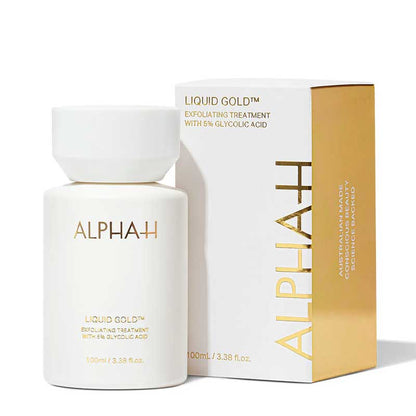 Alpha-H Liquid Gold Exfoliating Treatment | 5% Glycolic Acid | cult | skin resurfacing | at home chemical exfoliation