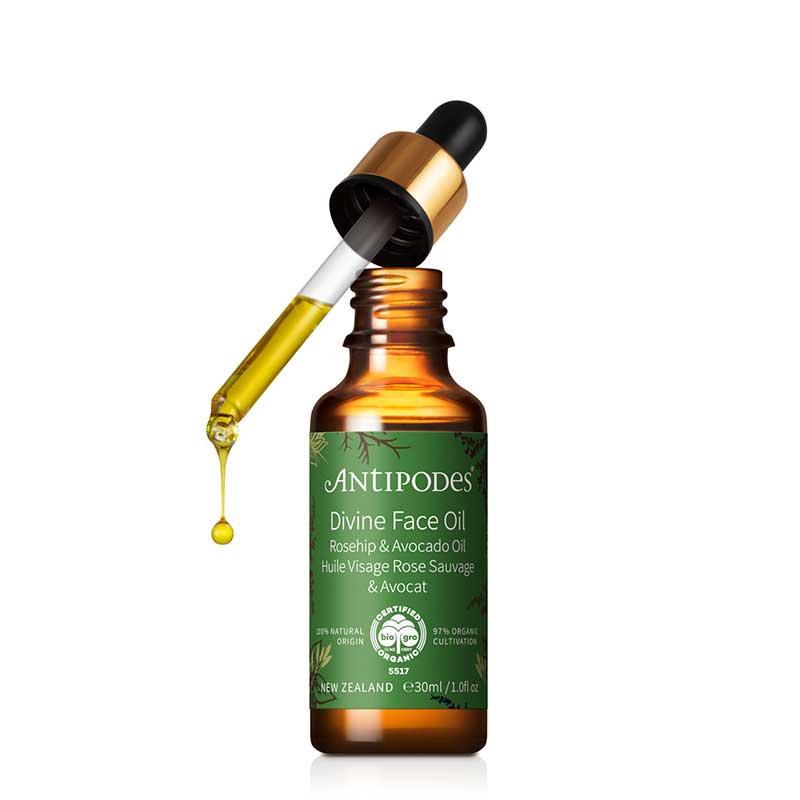 Antipodes Divine Face Oil Avocado Oil and Rosehip | anti scars | anti aging serum | blemishes treatment