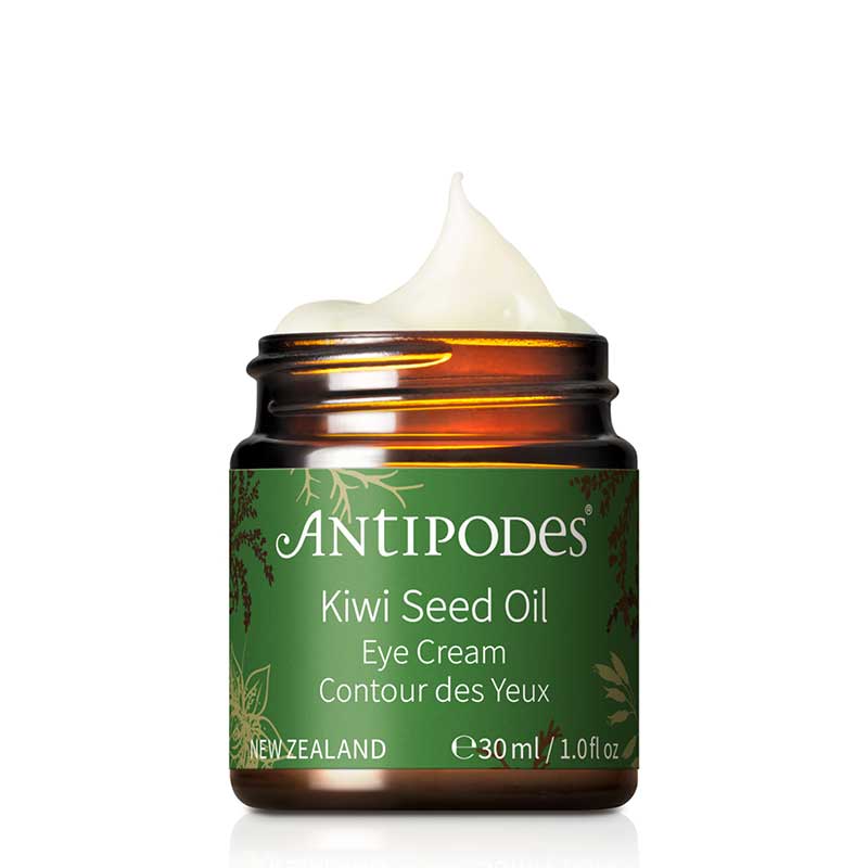 Antipodes Kiwi Seed Oil Eye Cream | eye skin moisturiser | anti aging | pigmentation around eyes