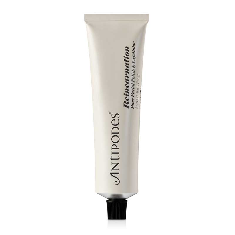 Antipodes Reincarnation Pure Facial Exfoliator | jojoba beads | calendula oil | very dry skin exfoliator