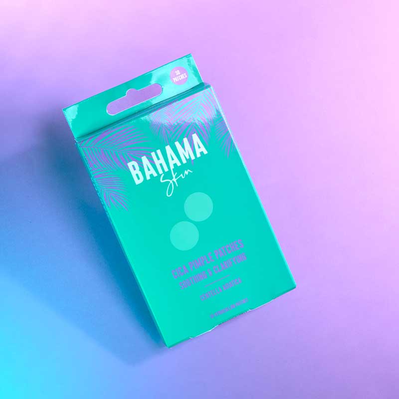 Bahama Skin Pimple Patches | Hydrocolloid Spot Patches | Contains Centella Asiatica Extract (Cica) | Reduces Redness and Inflammation | Protects Pimples from Additional Stressors | Effortlessly Say Goodbye to Unwanted Spots