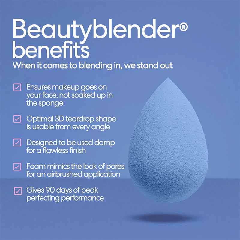 Beautyblender Denim Limited Edition Makeup Sponge, Makeup sponges, beauty blender