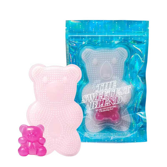 Beautyblender The Sweetest Blend Bear Necessities Cleansing Set | all you need | keep your makeup brushes and sponges | pristine condition | last longer | more flawless makeup application