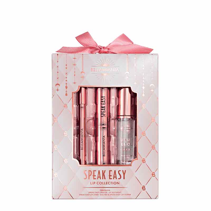 Bellamianta Speak Easy Lip Trio Gift Set - Up All Night, gifts for her, stocking fillers, lipstick gift