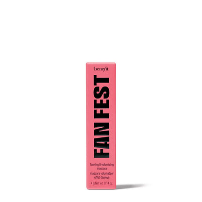 Benefit Cosmetics Fan Fest Mini Mascara | makeup | face | eyes | eyelashes | mascara | length | volume | definition | black | open eyed 