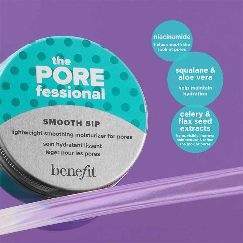 Benefit Cosmetics The Porefessional Smooth Sip Moisturizer + FREE Icy Globes