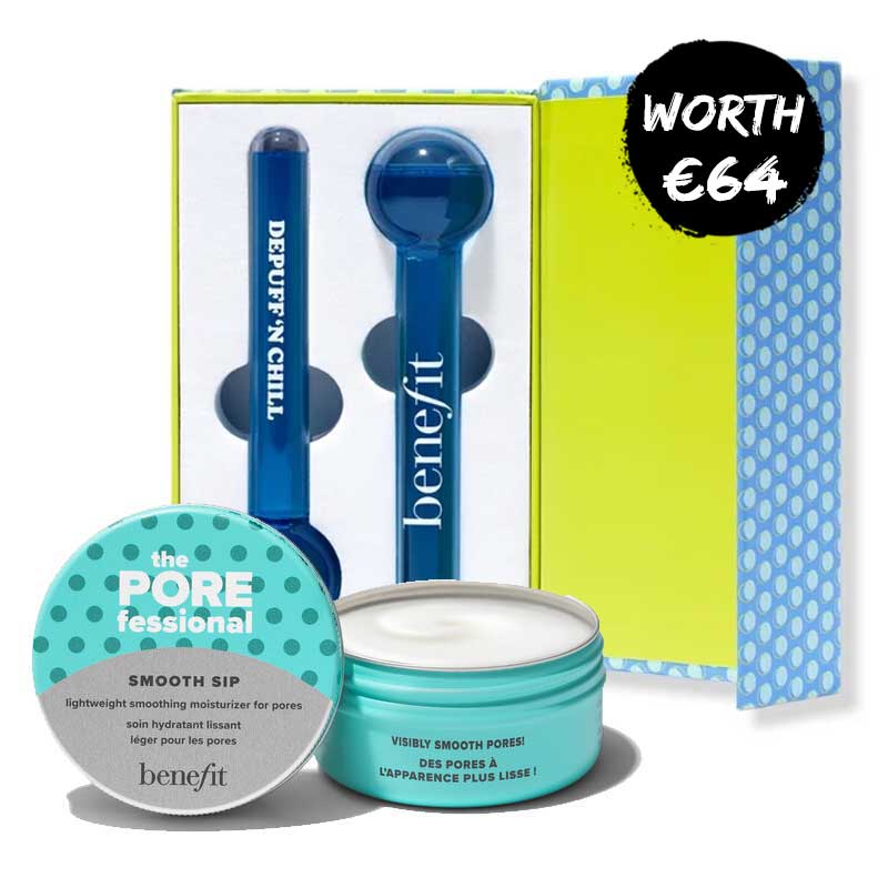 Benefit Cosmetics The Porefessional Smooth Sip Moisturizer + FREE Icy Globes