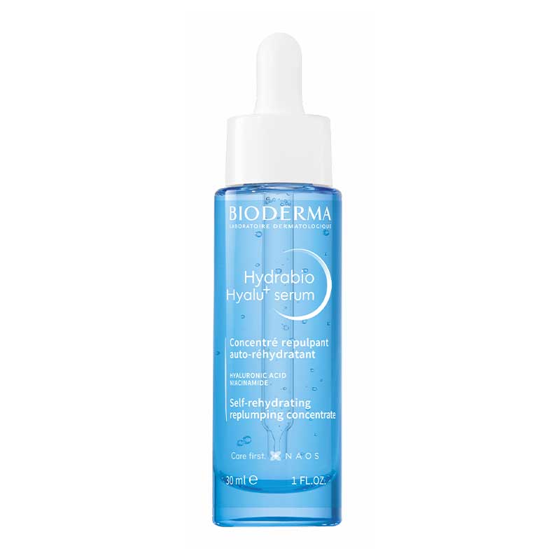 Bioderma Hydrabio Hyalu+ Serum | hyaluronic acid | niacinamide | collagen stimulation | long-lasting hydration | anti-aging | radiant skin