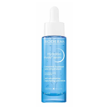 Bioderma Hydrabio Hyalu+ Serum | hyaluronic acid | niacinamide | collagen stimulation | long-lasting hydration | anti-aging | radiant skin