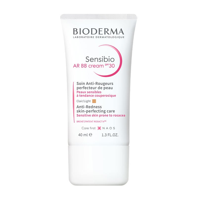 Bioderma Sensibio AR BB Cream SPF30 Anti-Redness Skin-Perfecting Care - Light