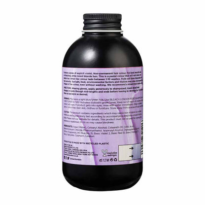 Bleach London Violet Skies Super Cool Colour | semi-permanent | hair dye | gorgeous | pastel | purple | temporary colour | vibe | fun | colour | brighter | bolder | style | gentle | formula | luxurious | easy | DIY 