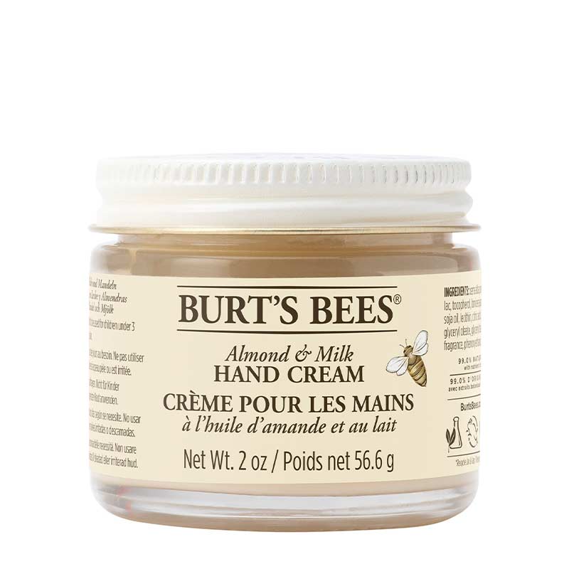 Burt's Bees Almond & Milk Hand Cream | almond and milk hand and foot cream | natural intensive hand cream for dry skin