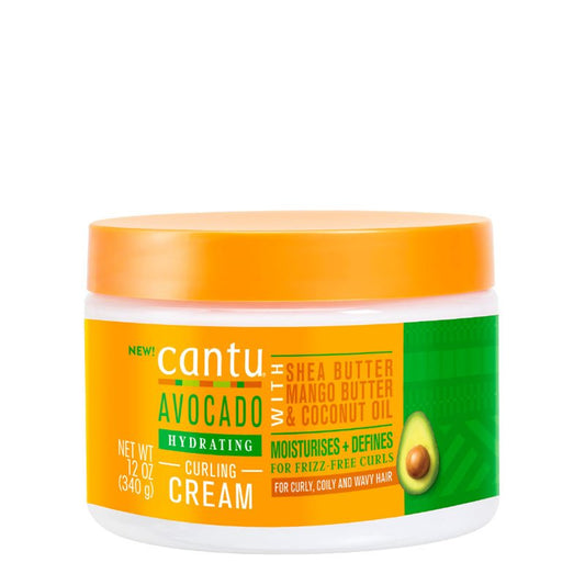 Cantu Avocado Curling Cream | hydrating curl cream for frizz free curls