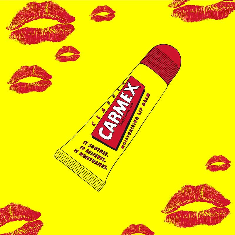 Carmex Classic | Lip Balm | Tube | repairs | protects | lips | caring | dry | chapped | hydrated | iconic | soften | nourish | hydrate | relieve | protection | glides on | camphor | comforting | soothing | relieving irritation | beeswax | lanolin | salicylic acid 