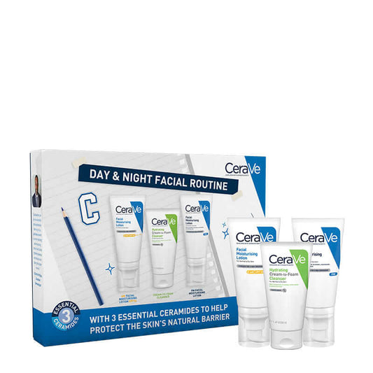 CeraVe Day & Night Facial Routine Gift Set, CeraVe gift set, skincare sets