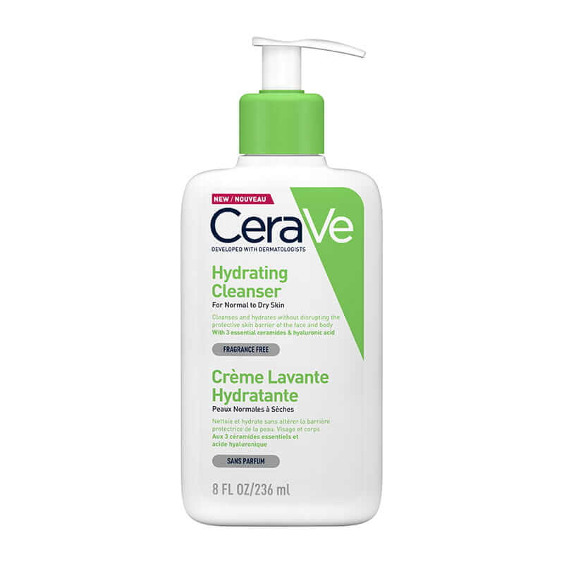 CeraVe Hydrating Cleanser For Normal to Dry Skin, Ceramide Cleanser, Ceramides, cerave skincare, face wash