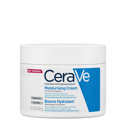 Cerave moisturising cream, suitable for dry to very dry skin, body moisturiser