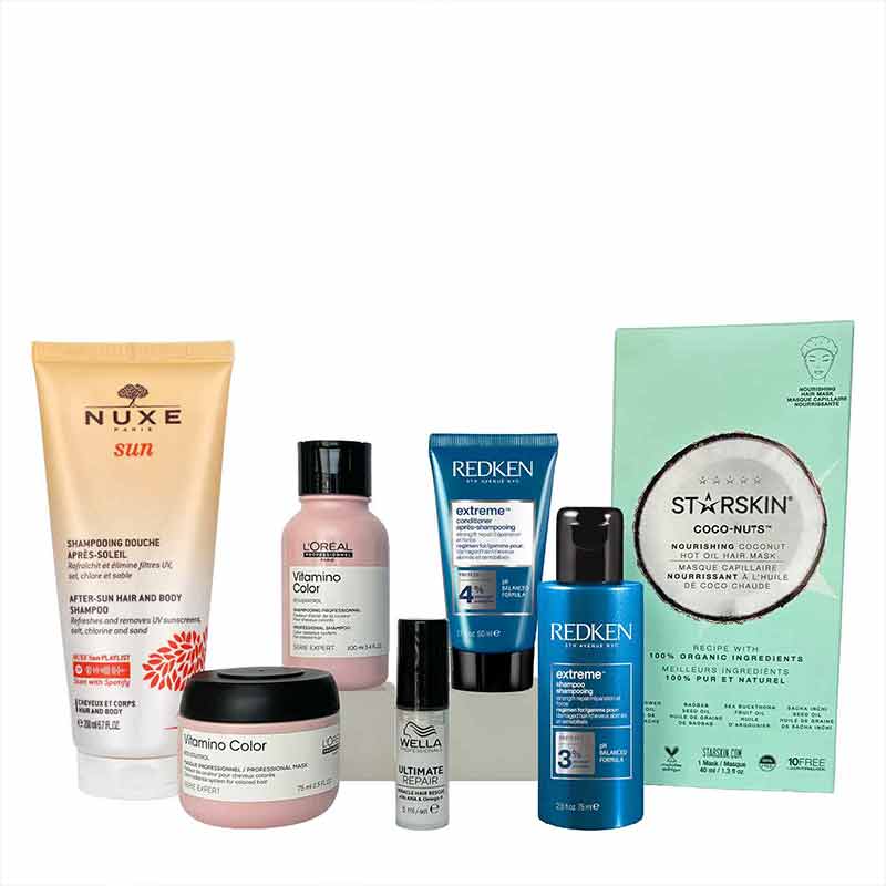 Cloud 10 Beauty #HairHeroes Discovery Kit, professional haircare, Haircare set, travel size haircare, coloured hair, damaged hair, dry hair