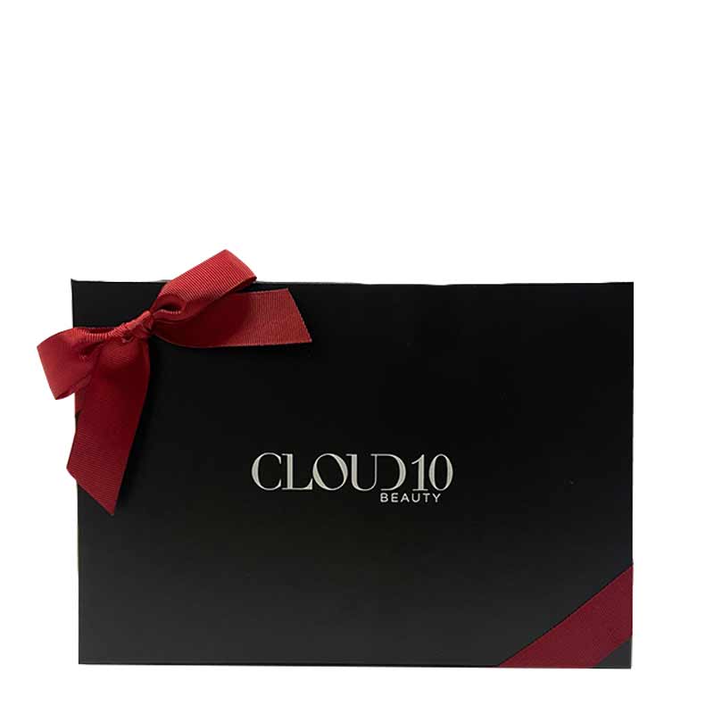 Cloud 10 Beauty Luxury Gift Box with Red Ribbon