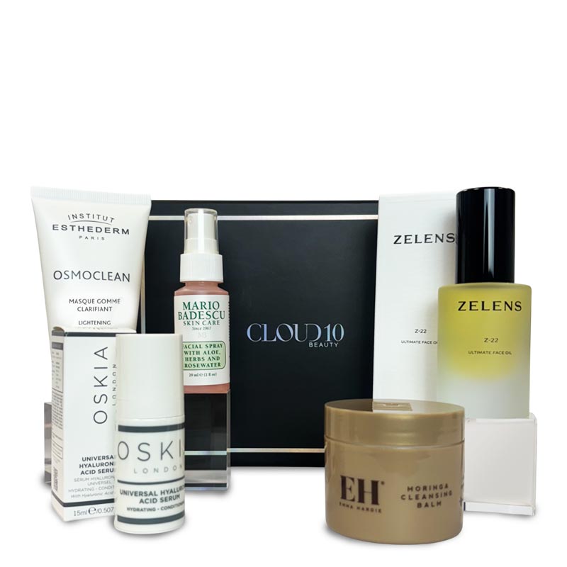 Cloud 10 Beauty #LuxurySkinEdit Gift Set, luxury skincare, OSKIA, Emma Hardie, Zelens, Mario Badescu, Institut Esthederm