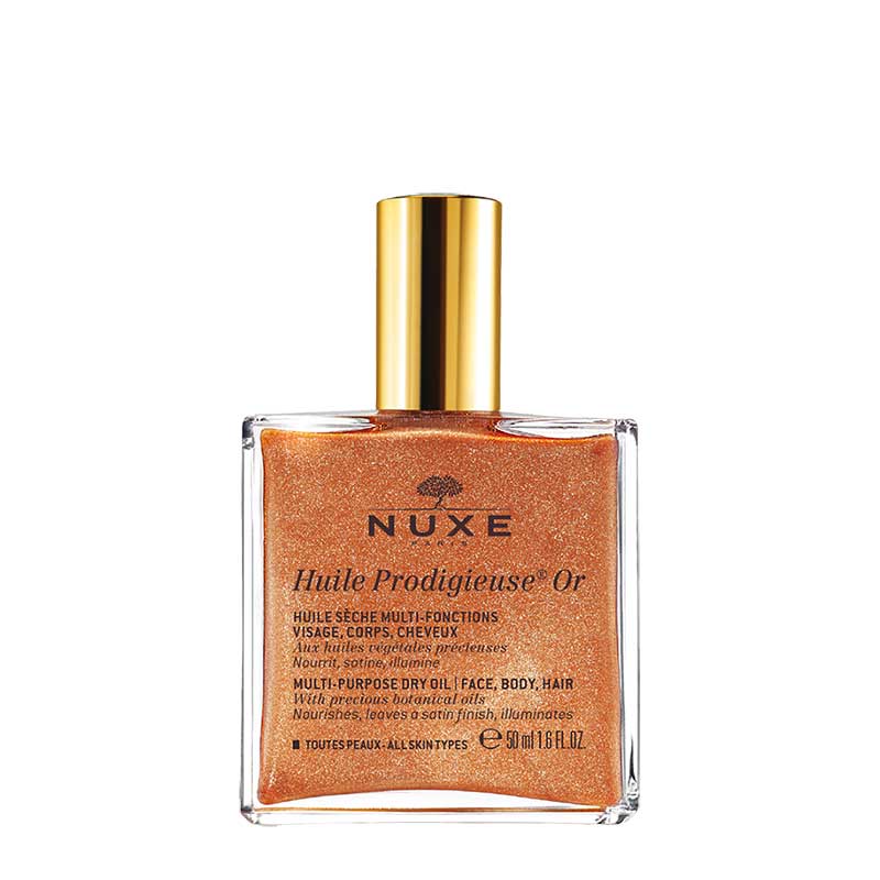 NUXE, NUXE Body Shimmer, NUXE Huile Prodigieuse Multi Purpose Dry Oil, Face And Body Shimmer Oil