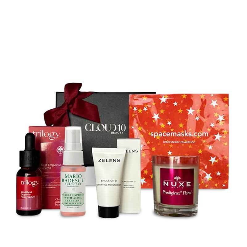 Cloud 10 Beauty #WinterBeauty Gift Set, NUXE, Trilogy, Zelens, Mario Badescu, Spacemasks