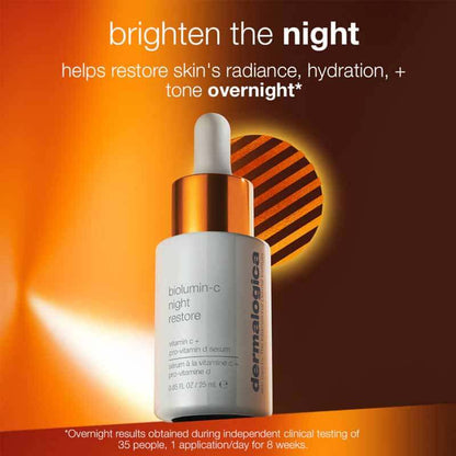 Dermalogica BioLumin-C Night Restore Serum, restore skin's radiance