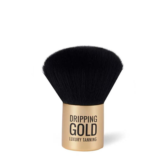 SOSU Dripping Gold Mini Kabuki Brush | Tan Brush 