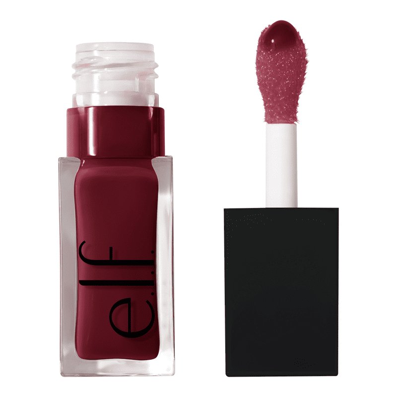 e.l.f. Glow Reviver Lip Oil | Tinted lip oil | High-shine finish | Hydrates lips | Enhances natural colour | Oversized plush cushion applicator | Sheer wash of colour | Minty scent | Wear alone or over lipstick | Vegan & Cruelty-Free | Jam Session