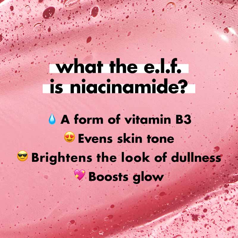 e.l.f. | Power Grip | Primer + Niacinamide | long-lasting makeup | sticky | gel-based | 4% niacinamide | grip makeup | minimize pores | even out skin tone | brighten | dewy finish | vegan | cruelty-free | all skin types | translucent finish | makeup longevity