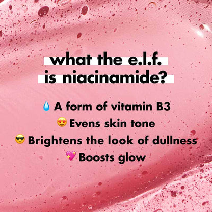 e.l.f. | Power Grip | Primer + Niacinamide | long-lasting makeup | sticky | gel-based | 4% niacinamide | grip makeup | minimize pores | even out skin tone | brighten | dewy finish | vegan | cruelty-free | all skin types | translucent finish | makeup longevity