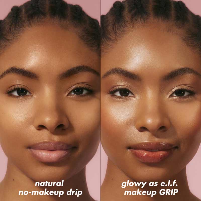 e.l.f. | Power Grip | Primer + Niacinamide | long-lasting makeup | sticky | gel-based | 4% niacinamide | grip makeup | minimize pores | even out skin tone | brighten | dewy finish | vegan | cruelty-free | all skin types | translucent finish | makeup longevity