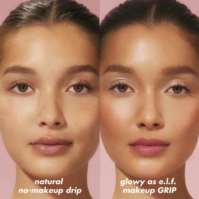 e.l.f. | Power Grip | Primer + Niacinamide | long-lasting makeup | sticky | gel-based | 4% niacinamide | grip makeup | minimize pores | even out skin tone | brighten | dewy finish | vegan | cruelty-free | all skin types | translucent finish | makeup longevity