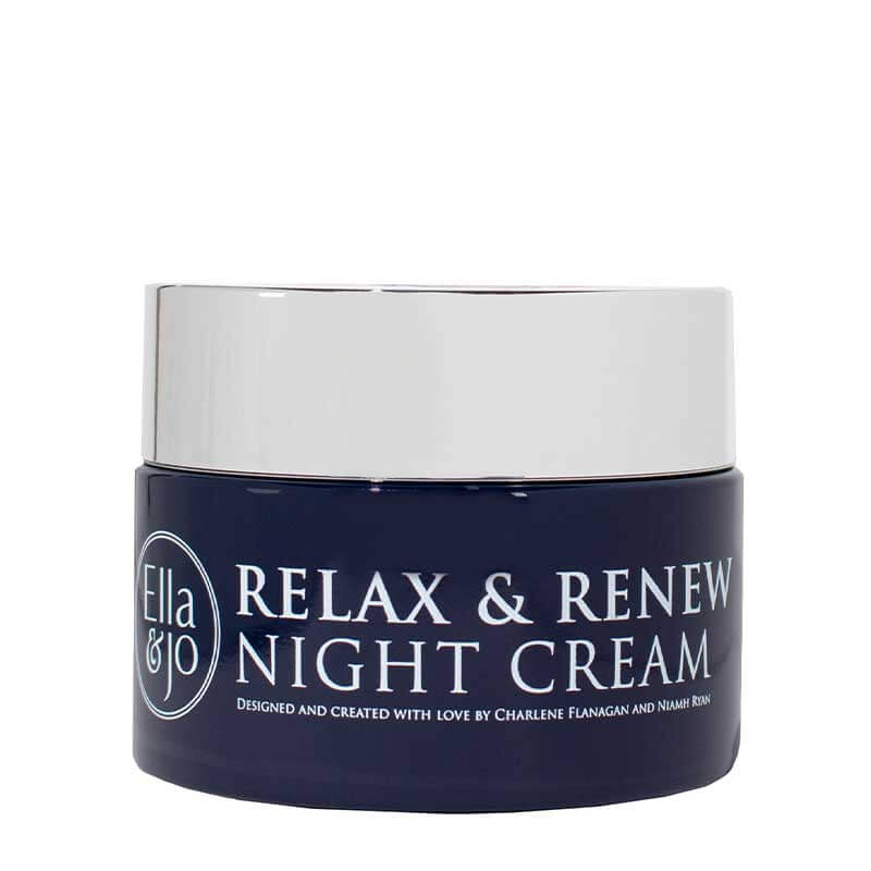 Ella and Jo Relax & Renew Night Cream | Skin Rejuvenation | Hydrating Night Cream | Super Ingredients | Stimulates Skin Rejuvenation | Daily Use | Skin Hero