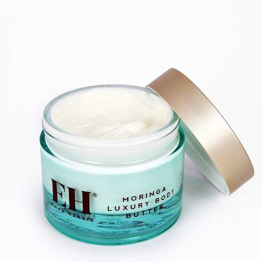 Emma Hardie Moringa Luxury Body Butter | rejuvenating | conditions | skin | reinforces | protective barrier | radiant | supple | complexion | luxurious | rich | nourishment | body