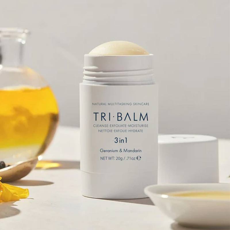 Formulae Prescott | Tri Balm | Essential Stick | luxury | multipurpose | skin balm | cleanses | exfoliates | moisturizes | one step | high performing | convenient stick | mess-free | easy to use | all skin types | all genders