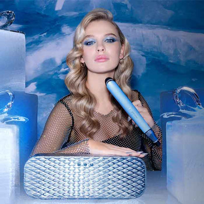 ghd, ghd Chronos Limited Edition Hair Straightener Icy Blue Gift Set, straightener for curls, hair curls, hair gift set