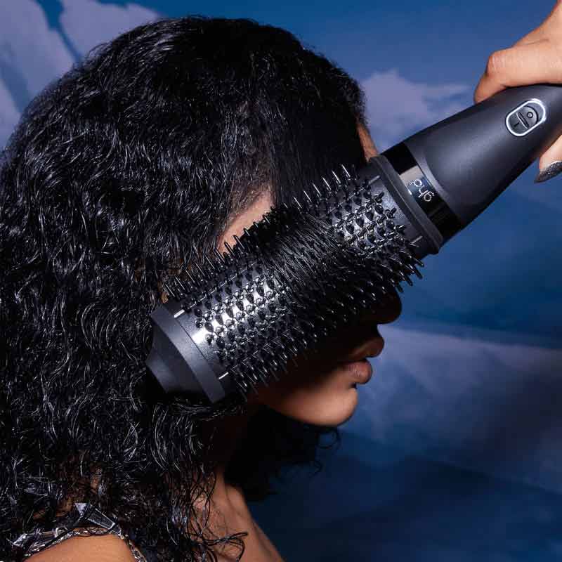 GHD Duet Blowdry Volumising Hair Dryer Brush Gift Set Cloud 10 Beauty