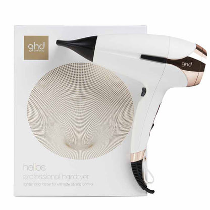 ghd, ghd Helios™ Professional Hair Dryer, ghd white hair dryer, white hair dryer, sleek hair dryer, for frizz free blowdry